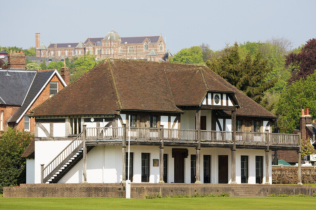 Cricket Pavilion, Winchester College; Winchester, Hampshire, England