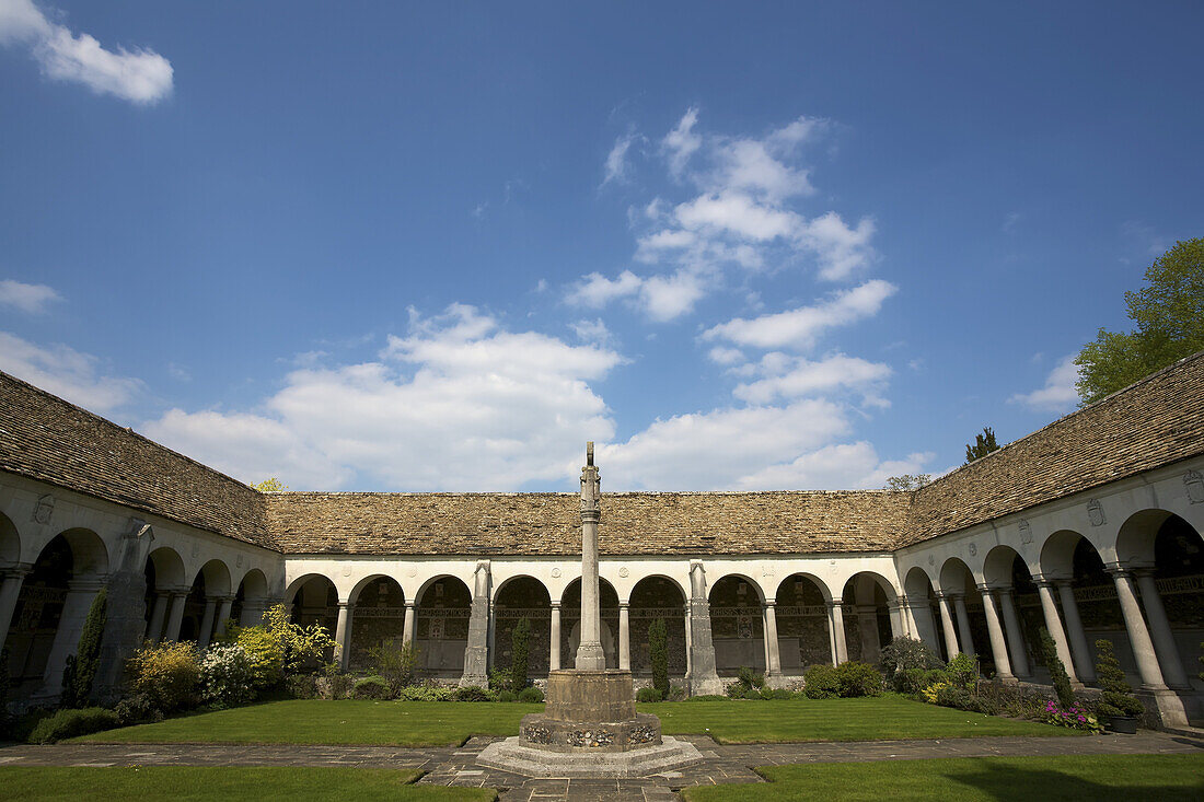 The War Cloister At Winchester College; Winchester, Hampshire, England