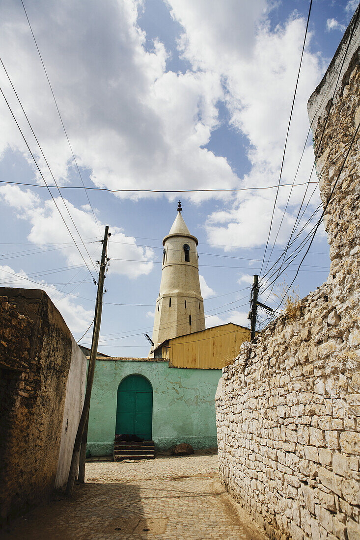 Moschee-Minarett; Harar, Äthiopien