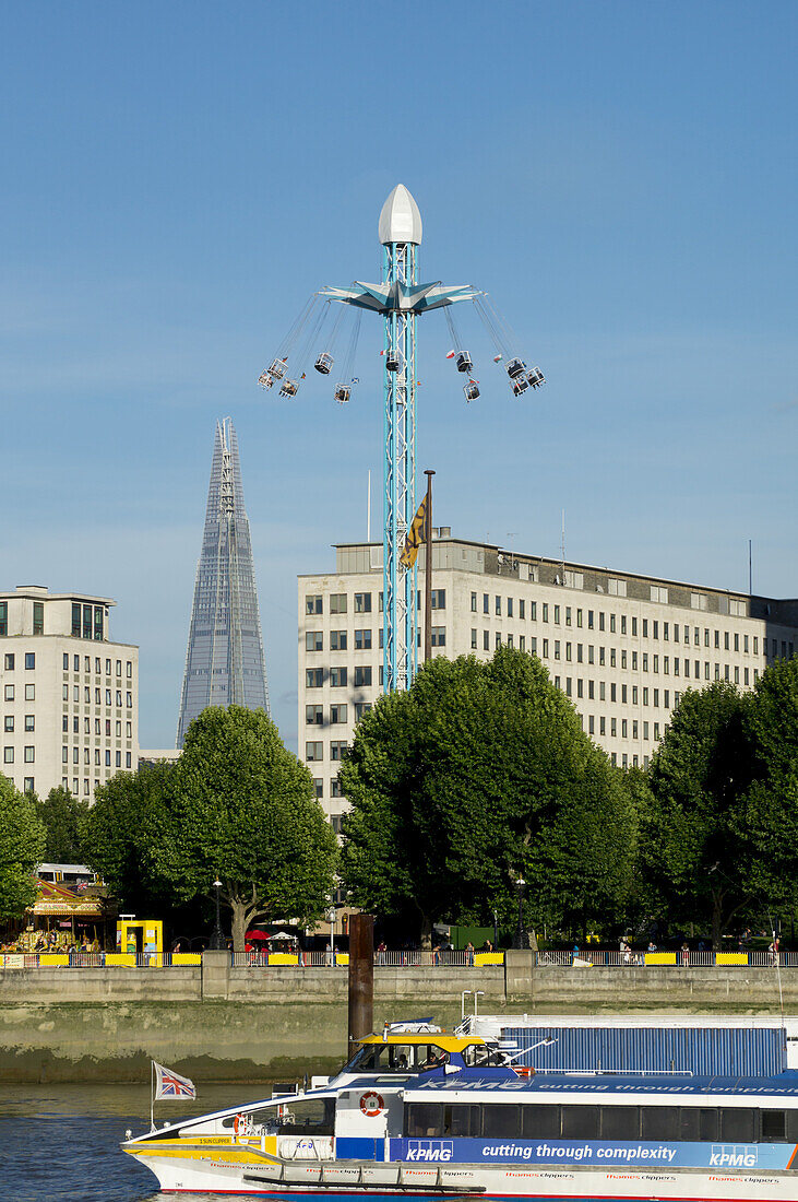 Starflyer In Southbank With Shard; London, England