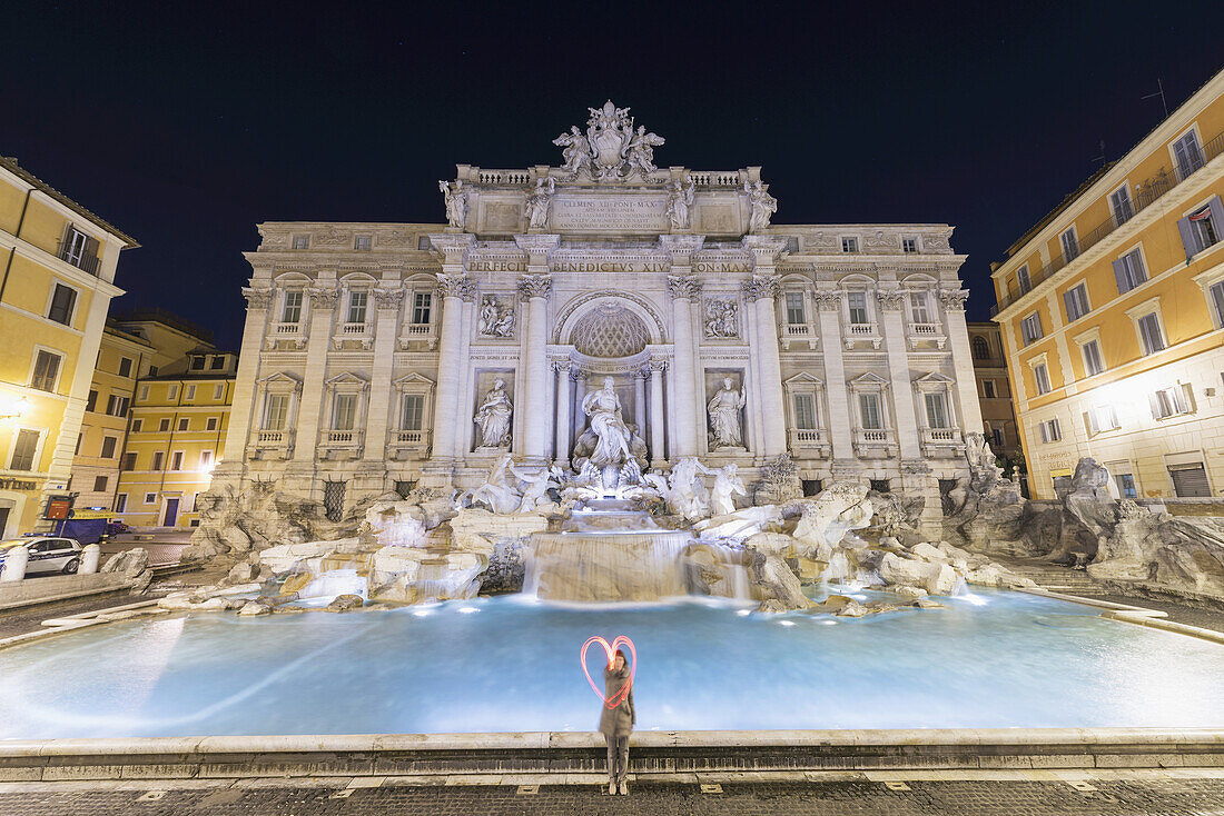 Trevi-Brunnen; Rom, Latium, Italien