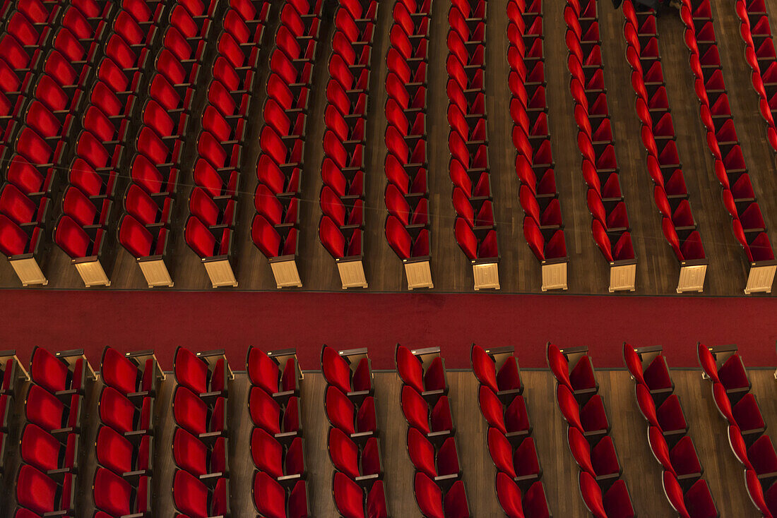 Red Theatre Seating; New York City, New York, United States Of America