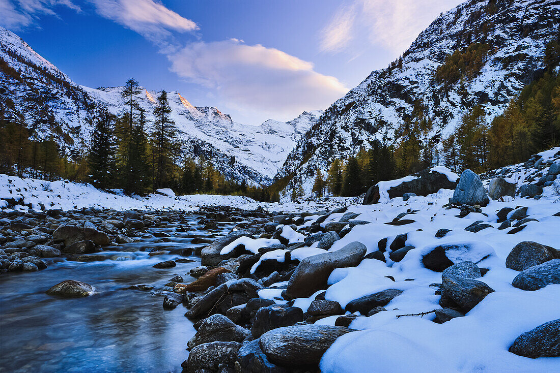 Wildbach Valnontey, Nationalpark Gran Paradiso; Italien