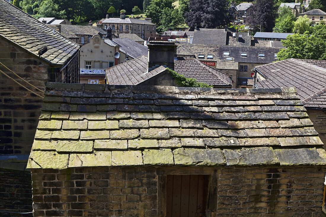 Roof Tops; Holmfirth, Yorkshire, England