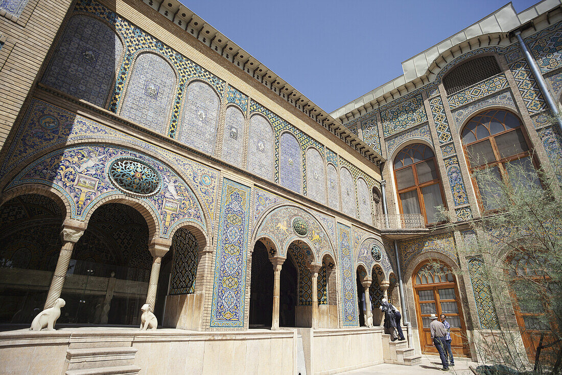 Das Teichhaus (Howz Khaneh), Golestan-Palast; Teheran, Iran.