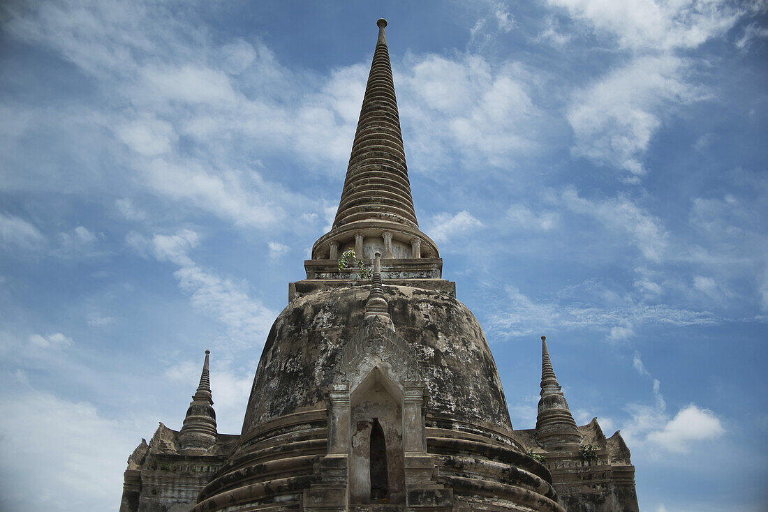 A Ruined Temple In The Ancient City Of Ayutthaya In Central Thailand; Ayutthaya, Thailand