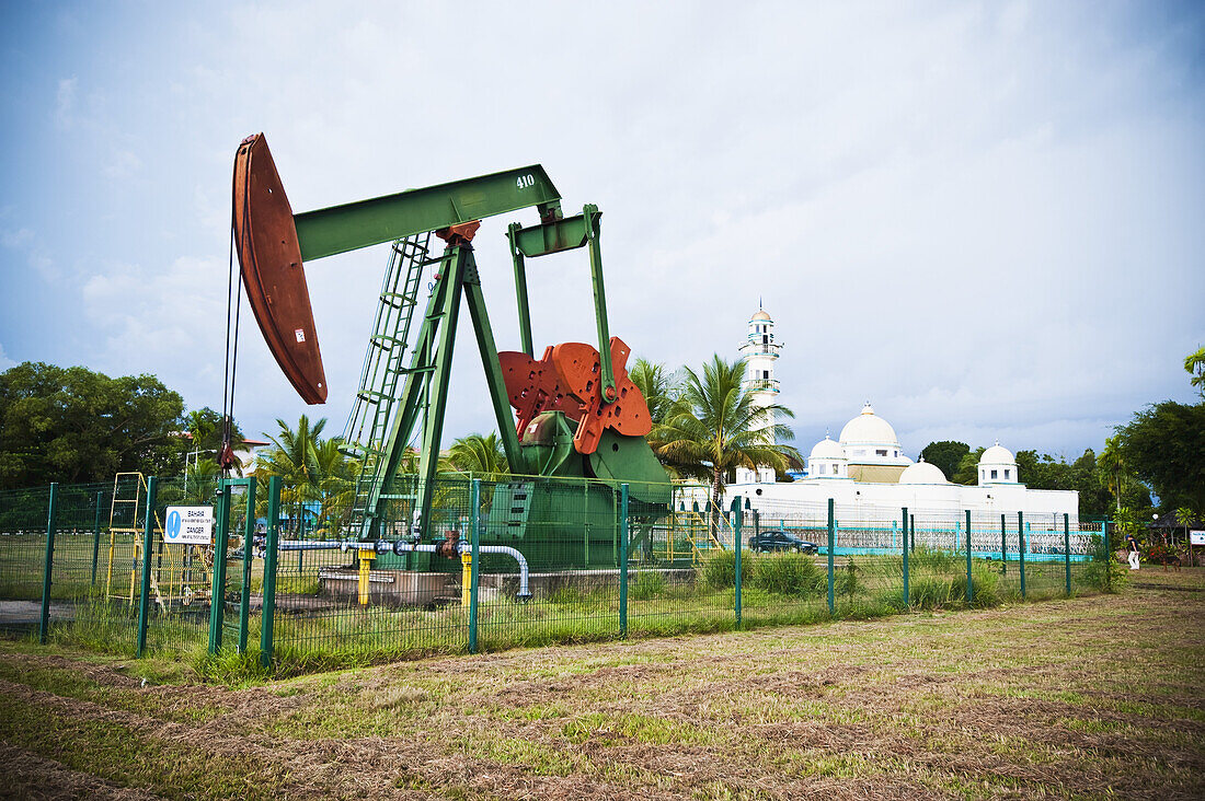 Oil Pump 'nodding Donkey'; Seria, Brunei