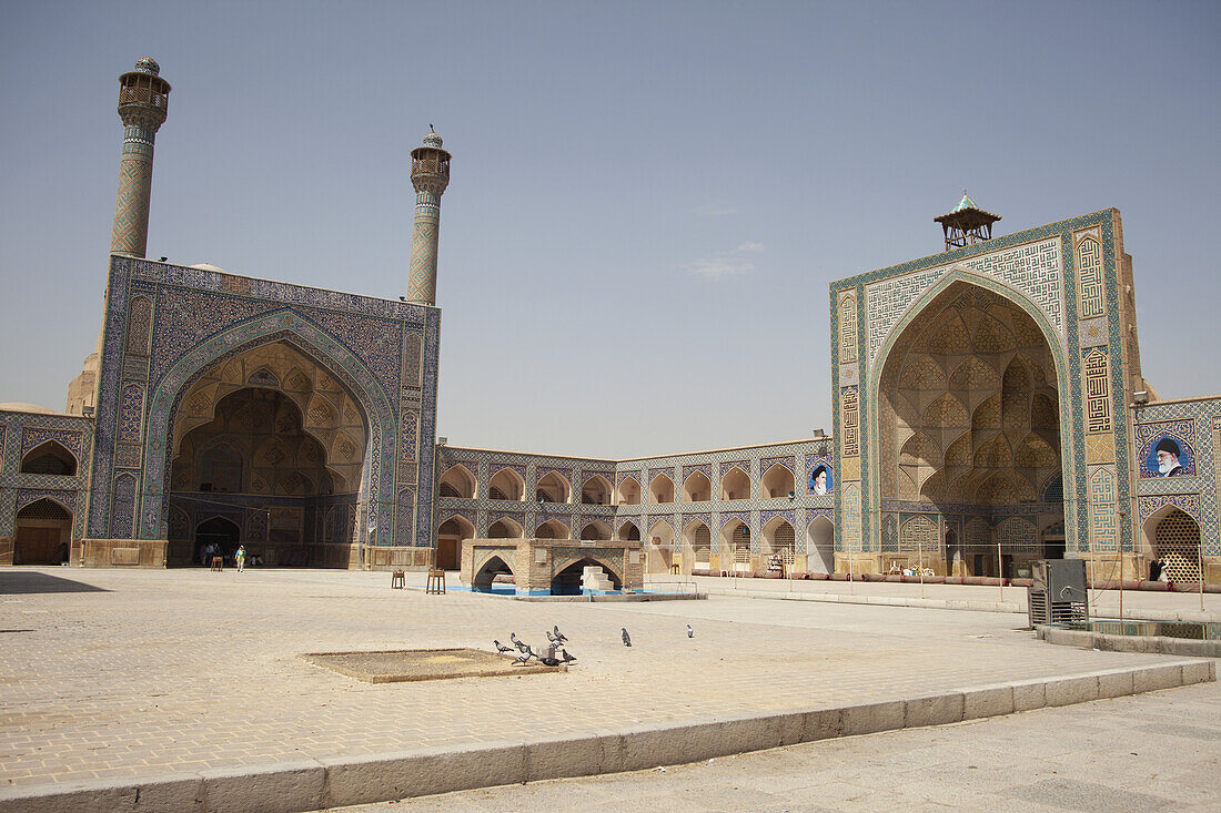 Courtyard Of Friday Mosque; Isfahan, Iran