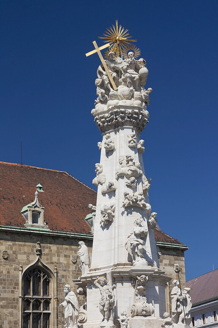 Säule der Heiligen Dreifaltigkeit; Budapest, Ungarn.