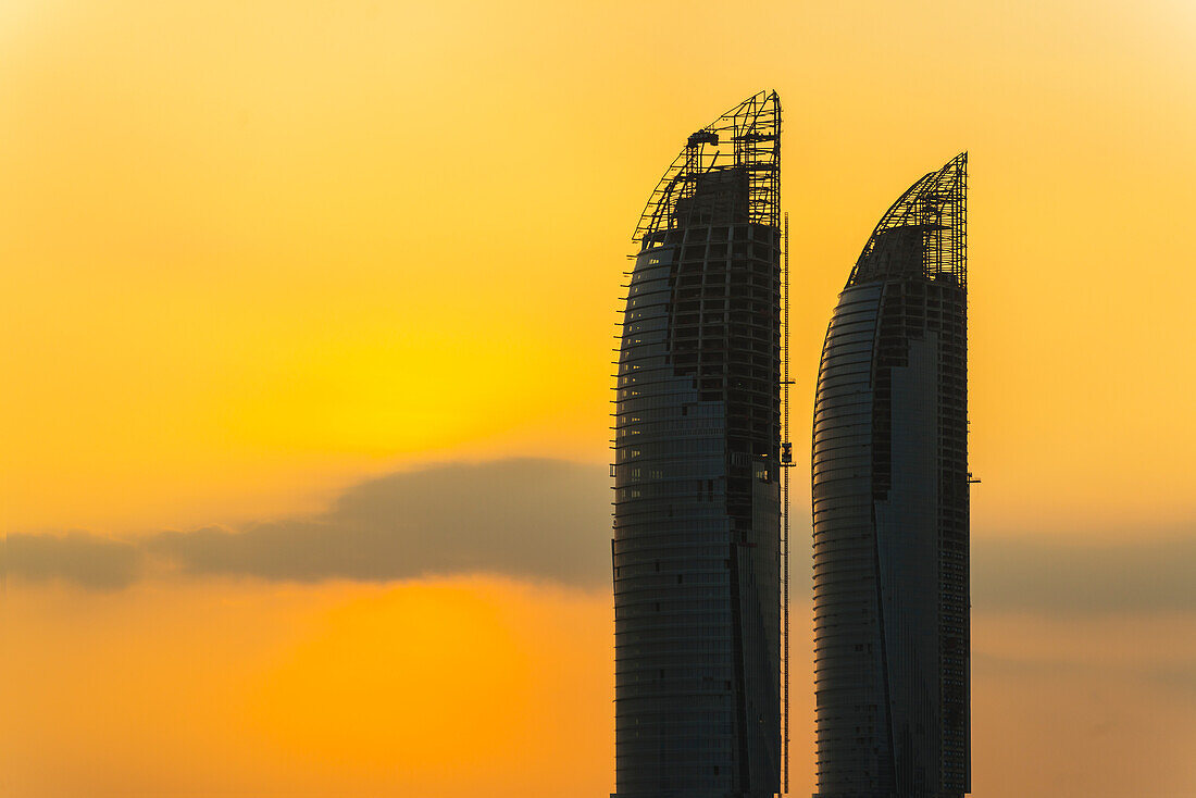 Biggest Towers Of Xiamen Under Construction; Xiamen, Fujian, China