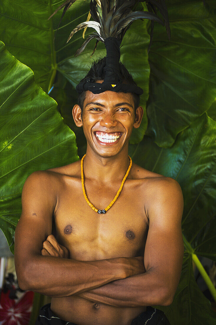 Happy Timorese Man From Baucau; Timor-Leste