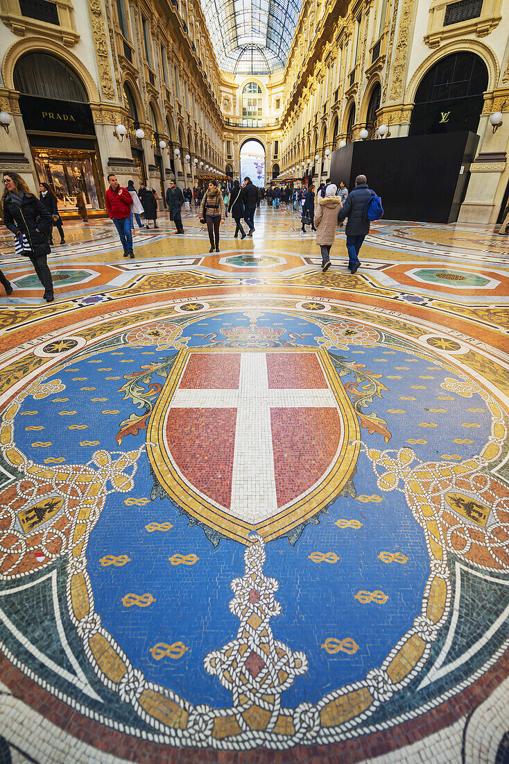 Galleria Vittorio Emanuele Ii; Mailand, Lombardei, Italien