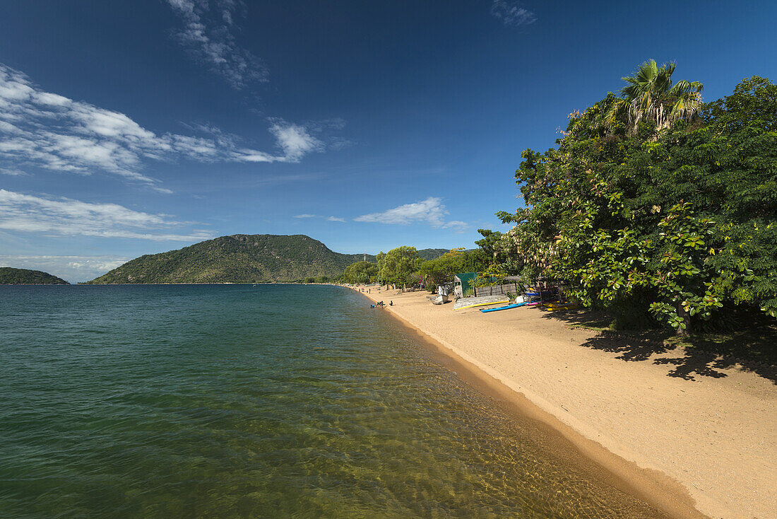 Blick entlang Cape Maclear, Malawi-See; Malawi