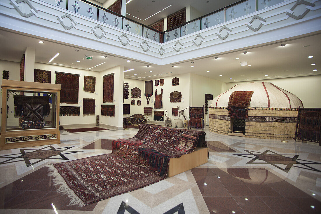 Nationales Teppichmuseum; Aschgabat, Turkmenistan.
