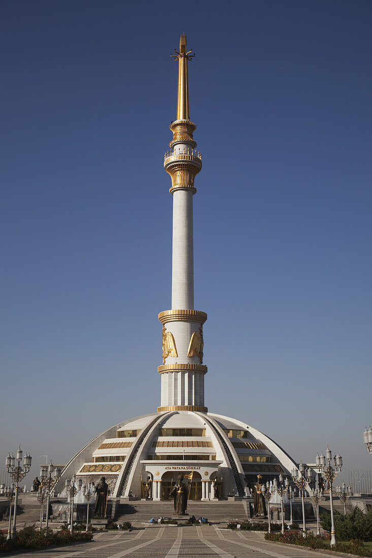 Unabhängigkeitsdenkmal, Independence Park; Aschgabat, Turkmenistan