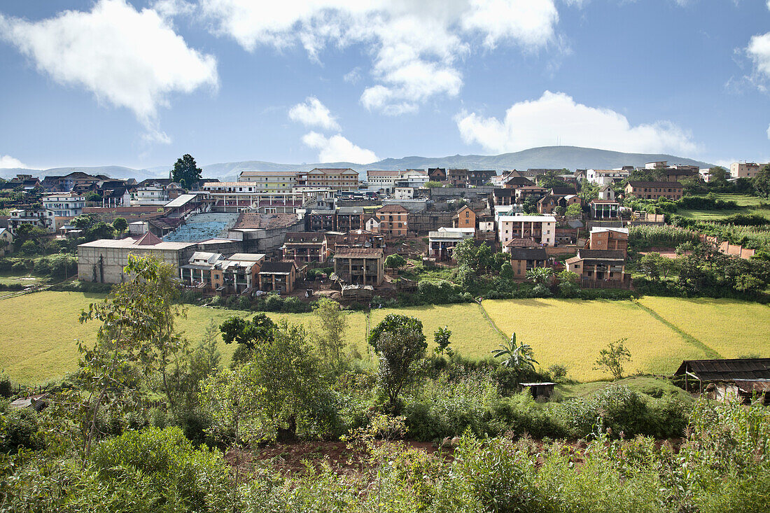 Panorama On The City Of Ambositra; Fianarantsoa, Madagascar