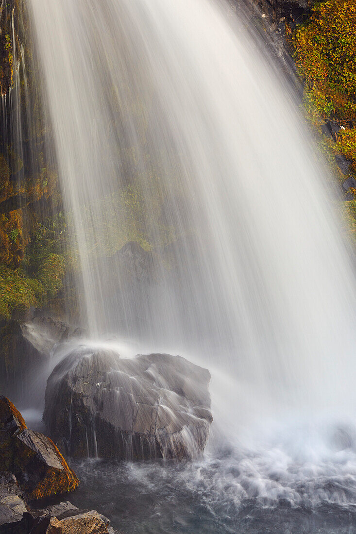 Kirkjufellsfoss Falls, Snaefellsnes; Grundarfjordur, Iceland