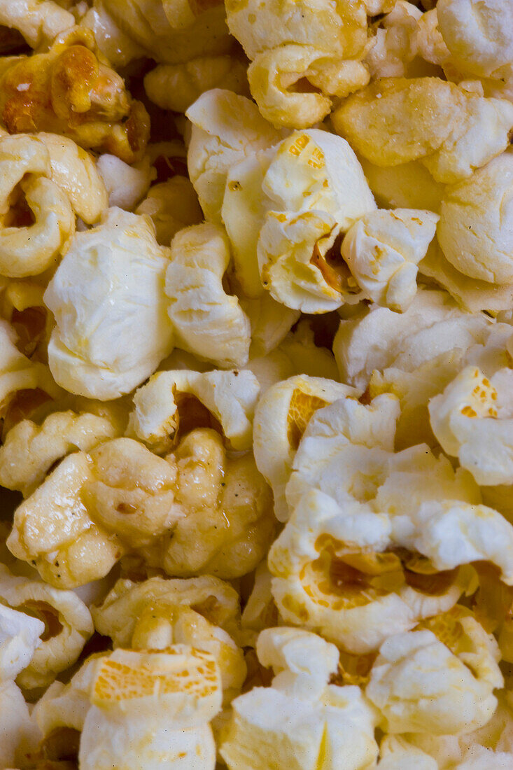 Nahaufnahme von Popcorn