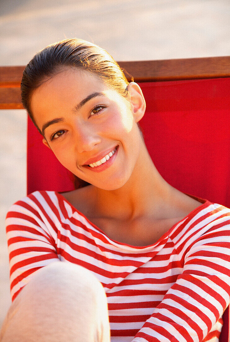 Portrait of Young Woman Smiling