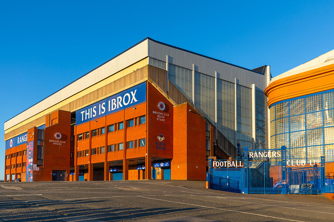 Ibrox Stadion, Glasgow Rangers FC, Glasgow, Schottland, Vereinigtes Königreich, Europa