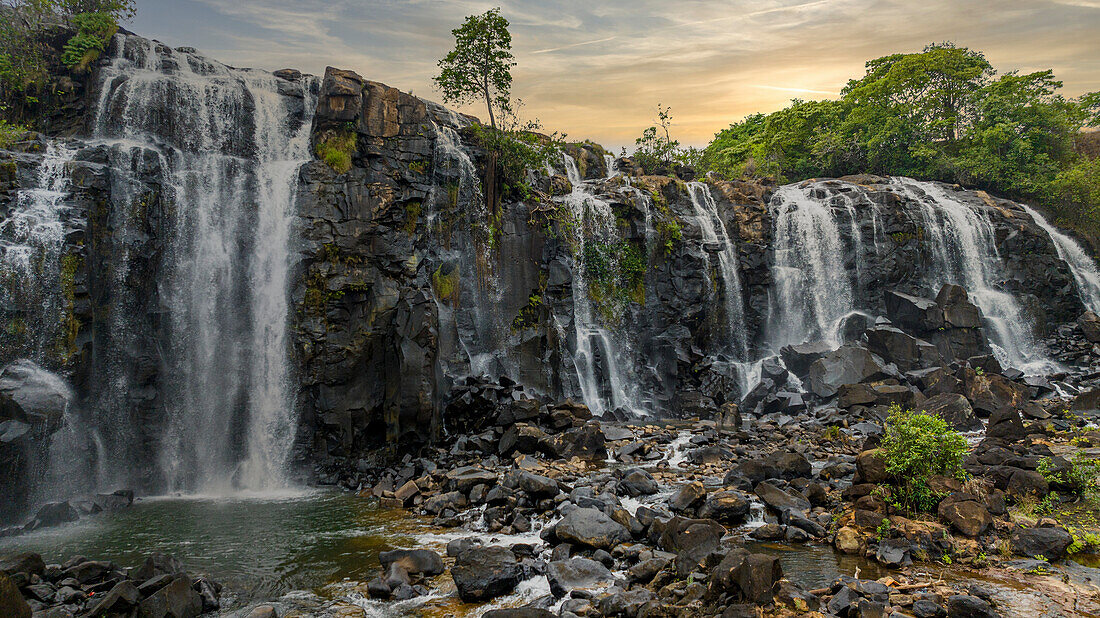 Chiumbe-Wasserfälle, Lunda Sul, Angola, Afrika