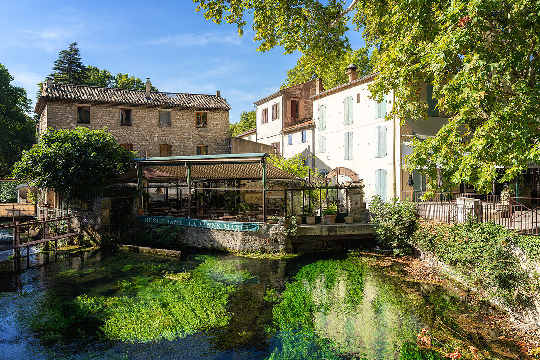 Fluss Sorge, Fontaine-de-Vaucluse, Provence, Frankreich, Europa