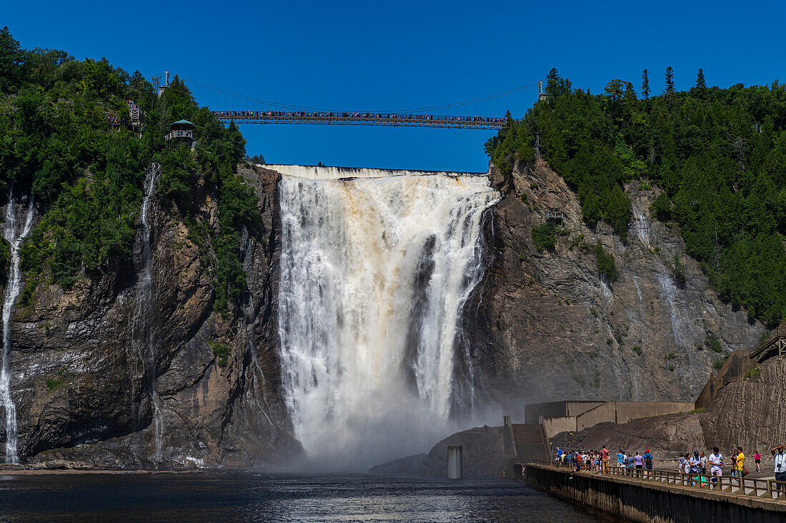 Montmorency Falls, Quebec, Kanada, Nordamerika