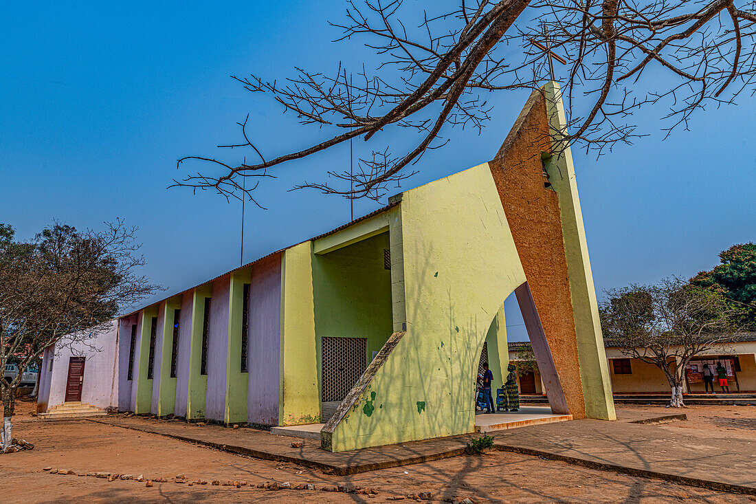 Portuguese church from the early 70s, Conda, Kumbira Forest Reserve, Kwanza Sul, Angola, Africa