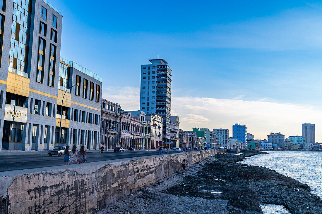 Berühmter Malecon, Havanna, Kuba, Westindische Inseln, Mittelamerika