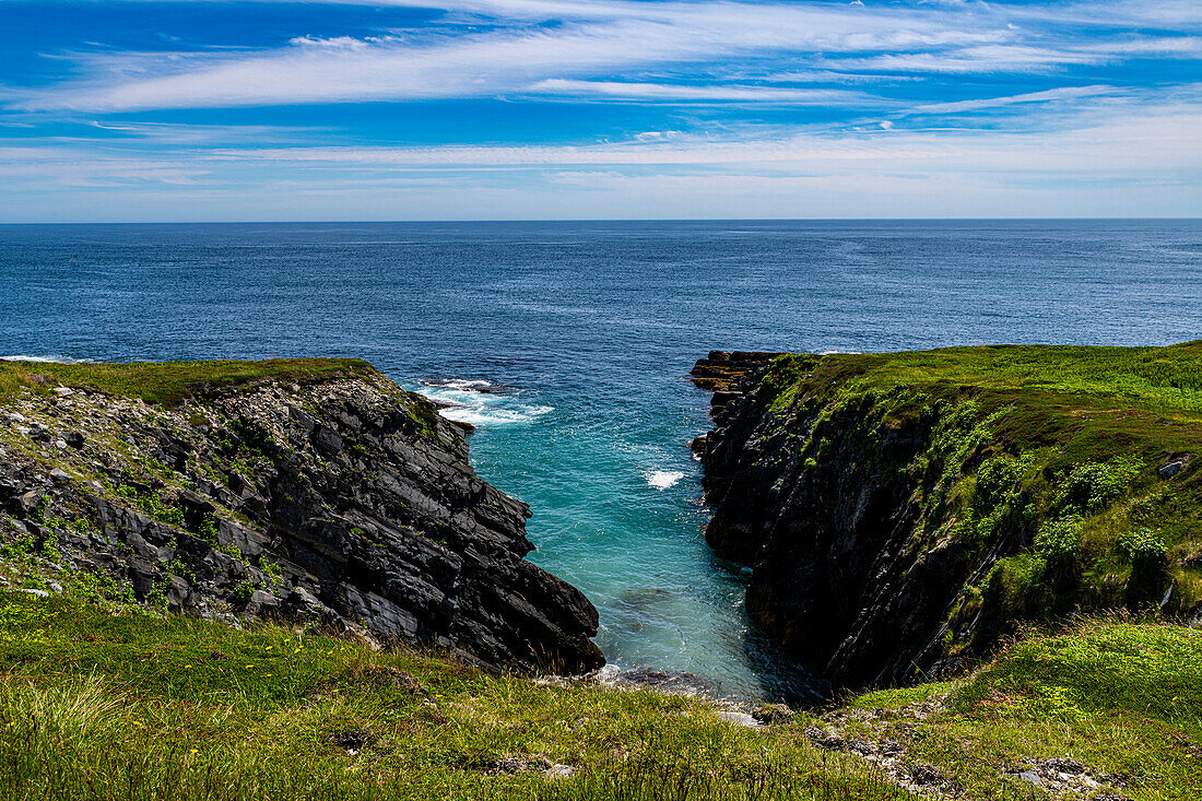 Mistaken Point, UNESCO World Heritage Site, Avalon Peninsula, Newfoundland, Canada, North America