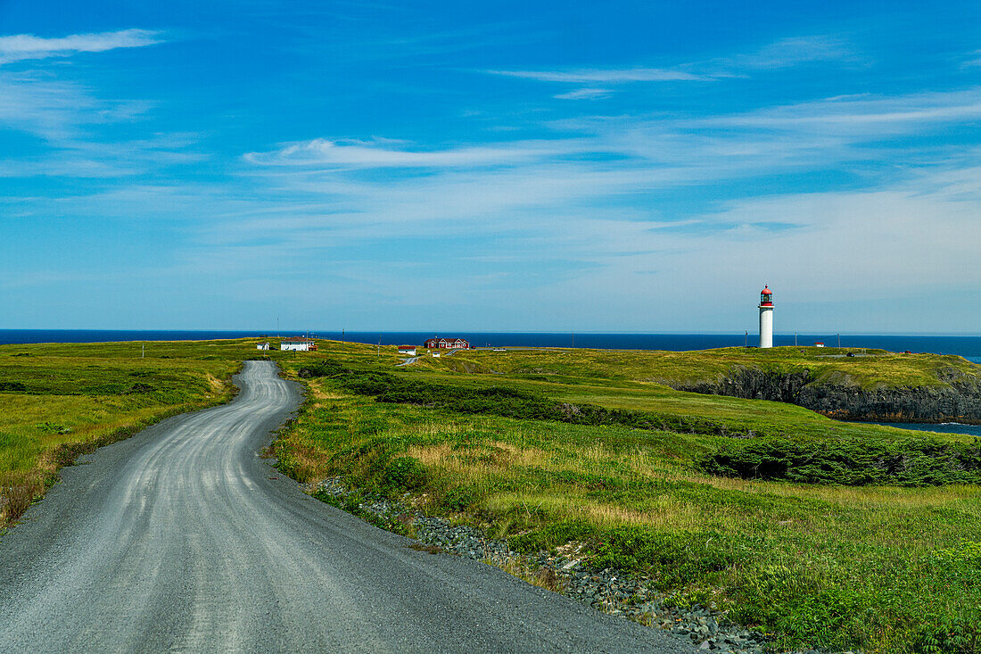 Cape Race Leuchtturm, Mistaken Point, UNESCO-Welterbe, Avalon-Halbinsel, Neufundland, Kanada, Nordamerika