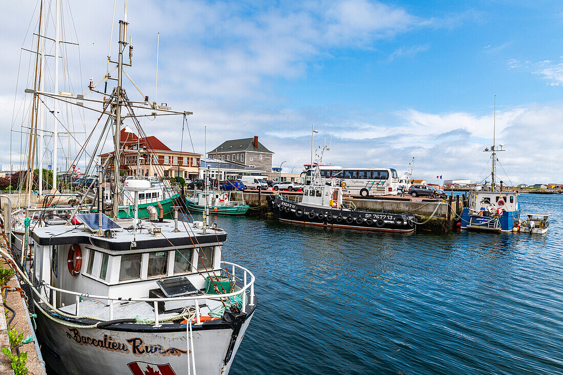 Bootshafen von St. Pierre, Gebietskörperschaft Saint-Pierre und Miquelon, Überseeische Gebietskörperschaft Frankreichs, Nordamerika