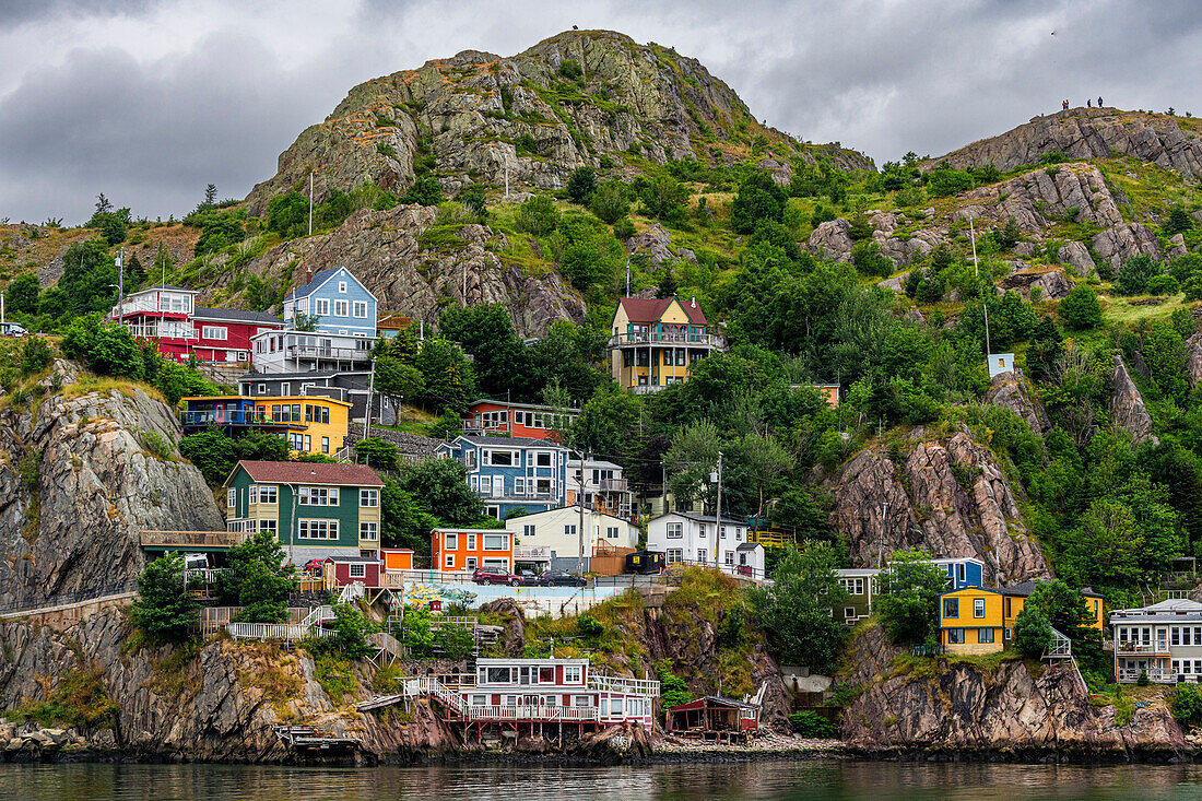 Colourful houses, St. John's, Newfoundland, Canada, North America