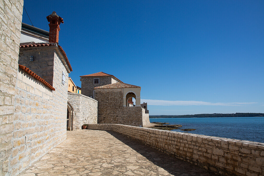 Historische Stätte Belvedere, aus dem Jahr 1649, Altstadt, Novigrad, Kroatien, Europa