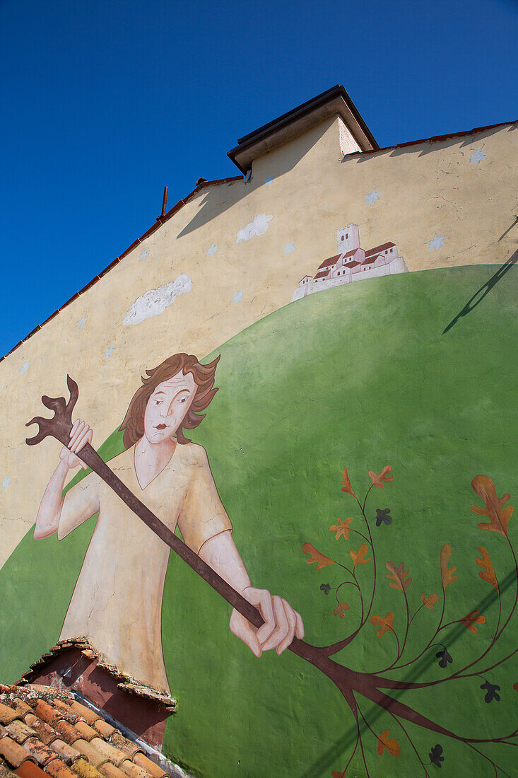 Folk Image of Veli Joze, Giant from Motovun, Motovun, Croatia, Europe