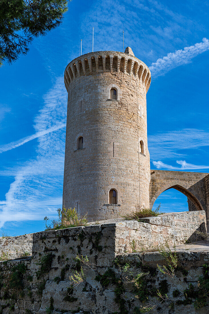 Schloss Bellver, Palma, Mallorca, Balearen, Spanien, Mittelmeer, Europa