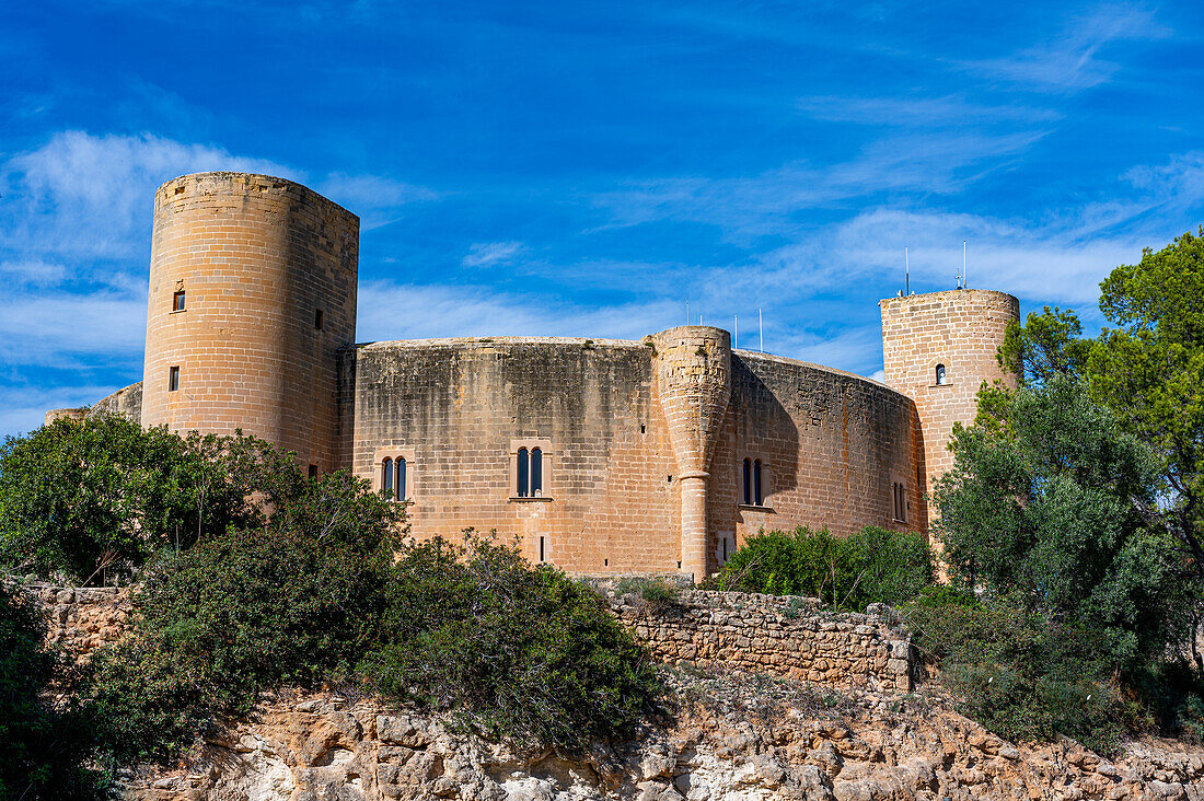 Schloss Bellver, Palma, Mallorca, Balearen, Spanien, Mittelmeer, Europa