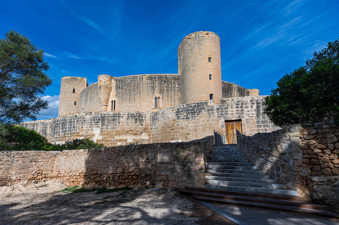 Bellver Castle, Palma, Mallorca, Balearic islands, Spain, Mediterranean, Europe