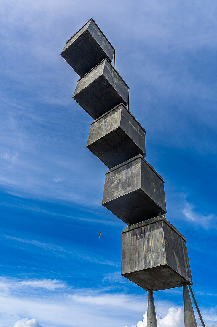Bou de Santiago Calatrava-Denkmal, Museum für zeitgenössische Kunst, Palma, Mallorca, Balearen, Spanien, Mittelmeer, Europa