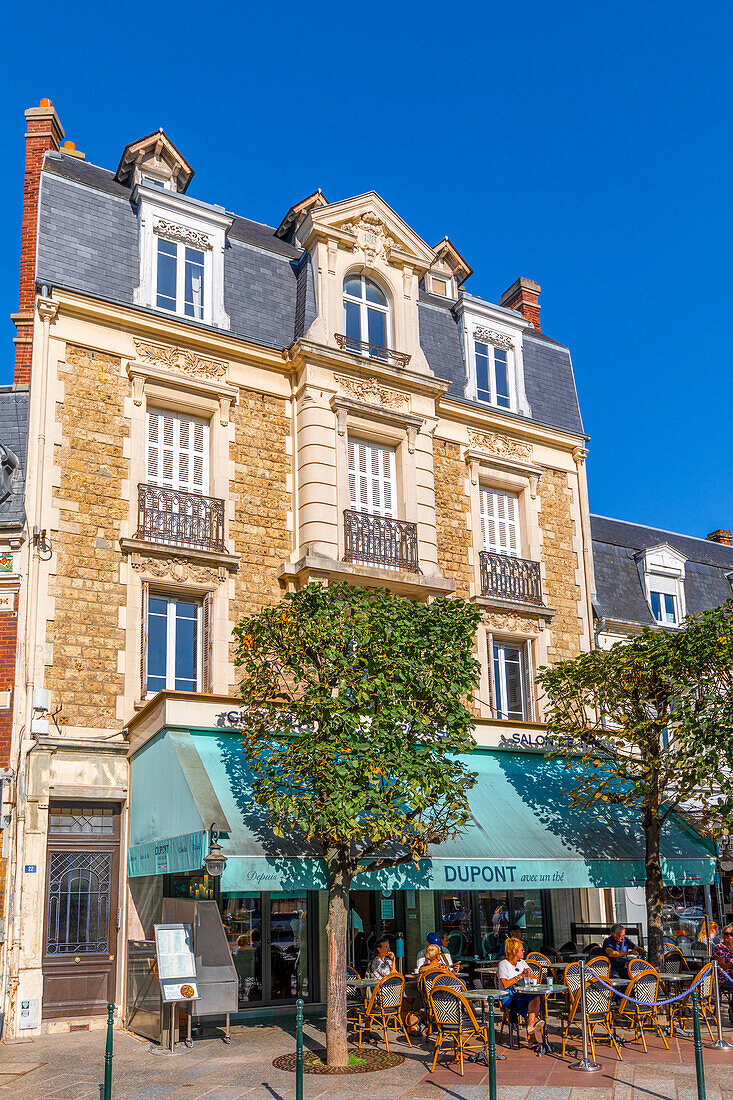 Restaurant in Deauville, Deauville, Normandie, Frankreich, Europa