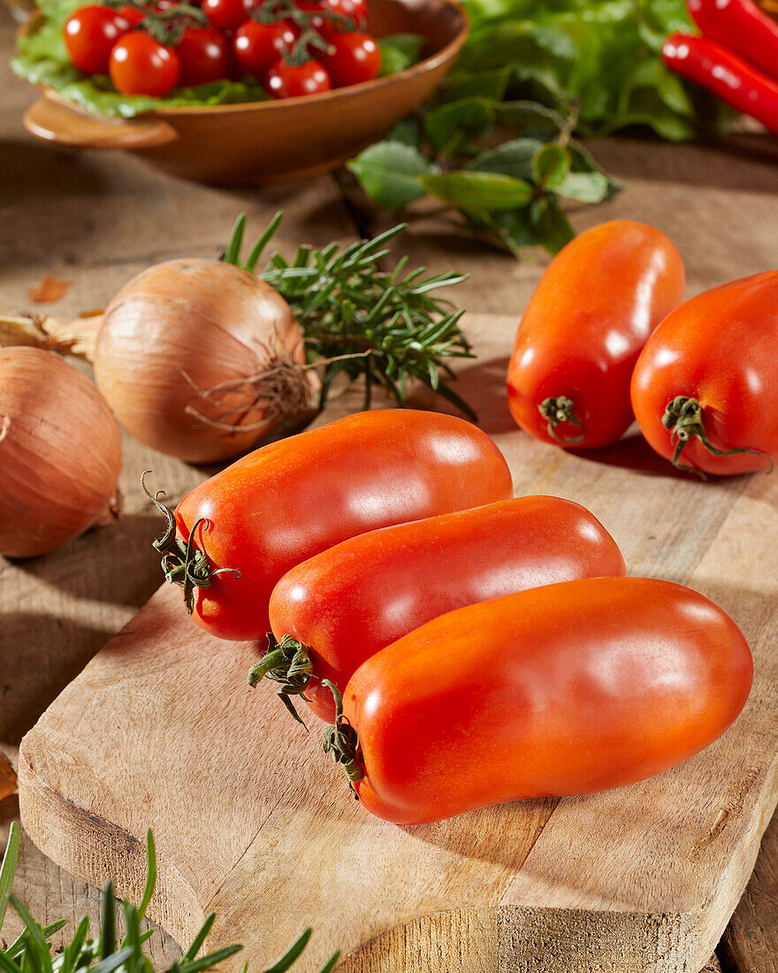 Plum tomato, Solanum lycopersicum San Marzano