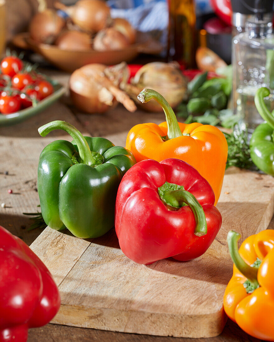 Mixed peppers, Capsicum annuum