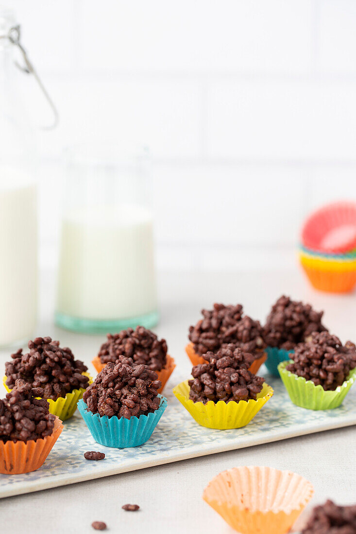 Homemade Double Chocolate Rice Crackles