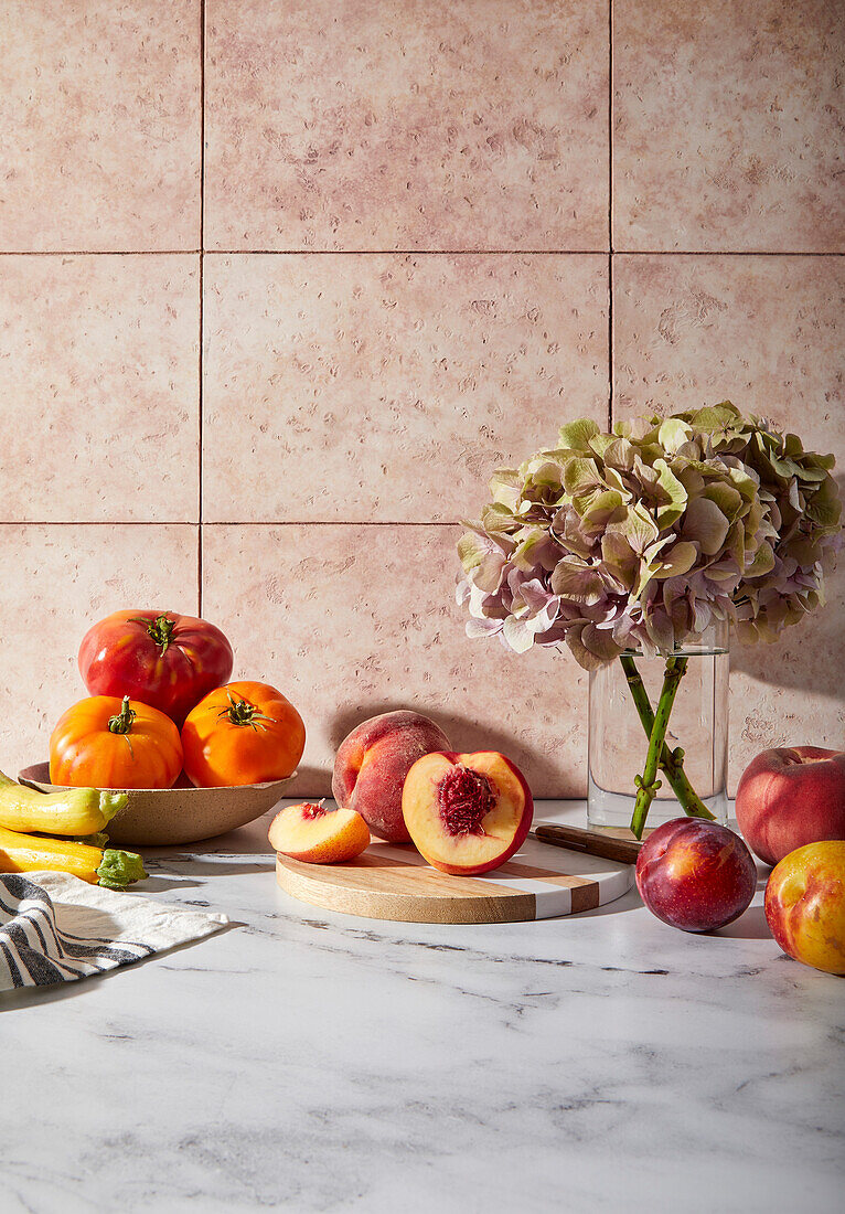 Summery kitchen still life