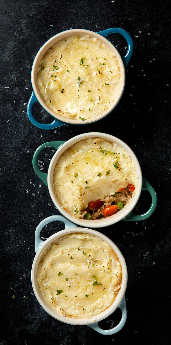 Mini Shepherd's Pies in Förmchen