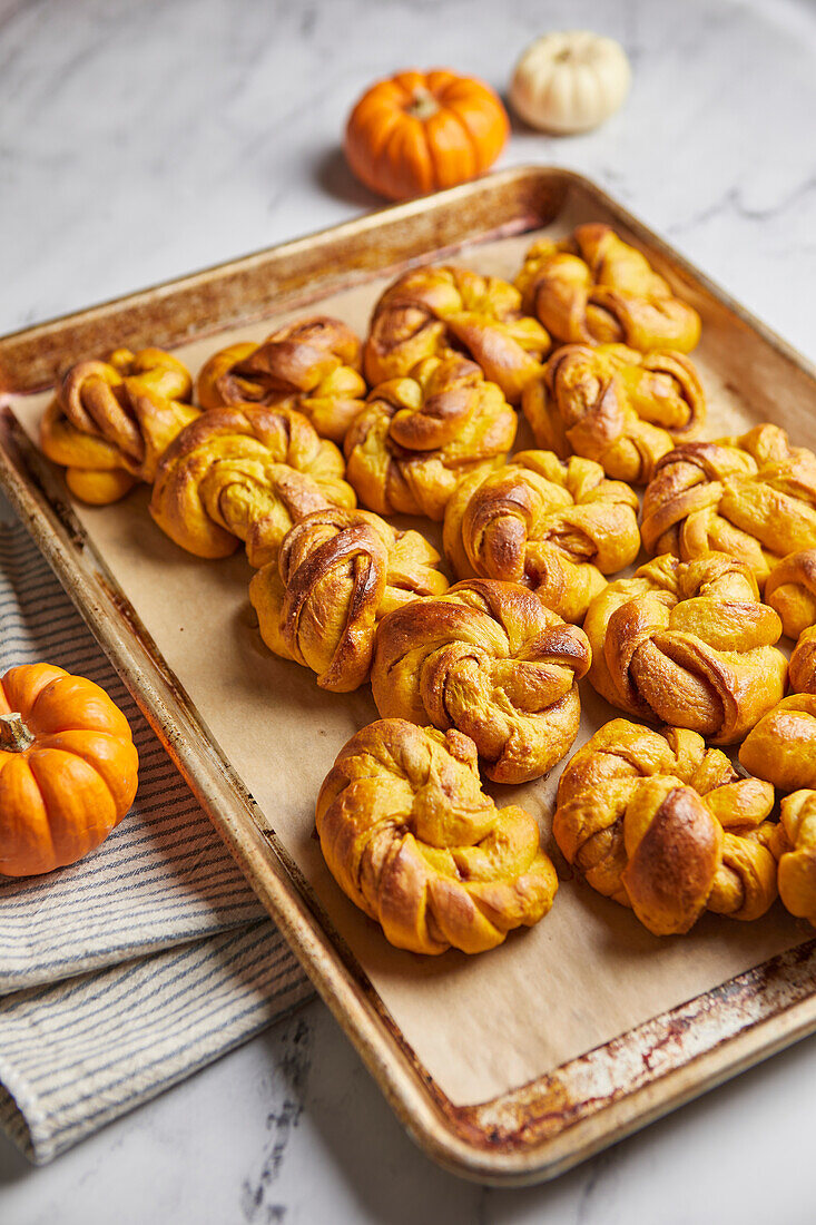 Homemade pumpkin and cinnamon pastry