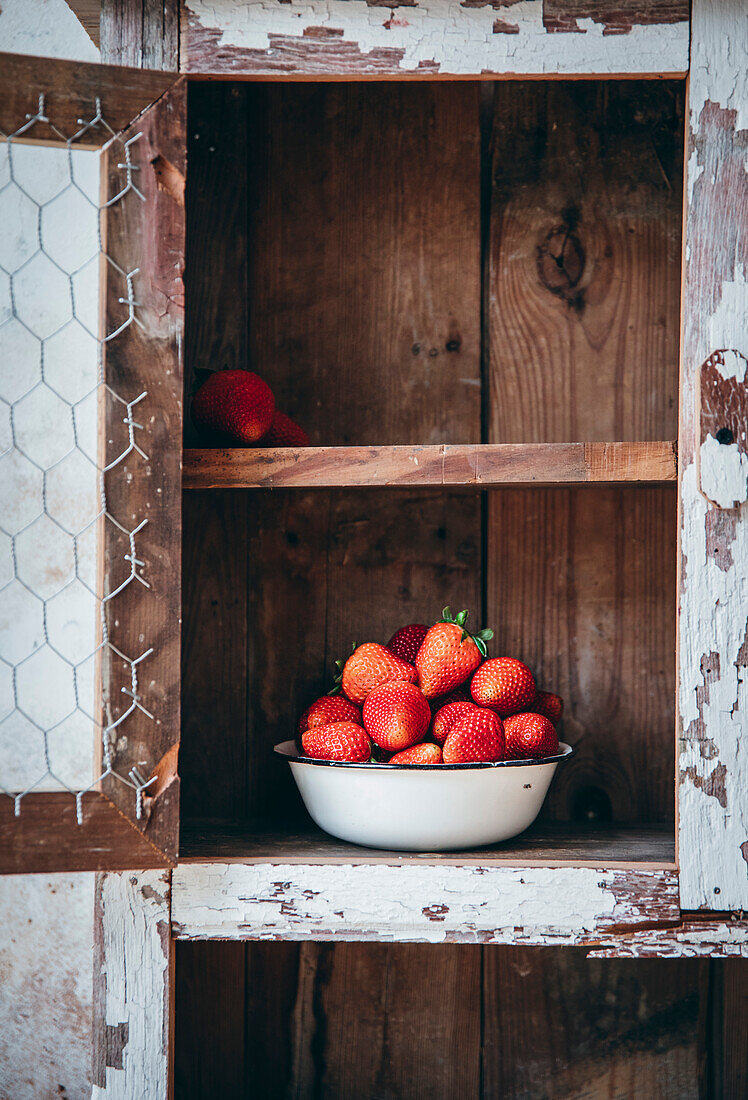 Strawberries in a bowl