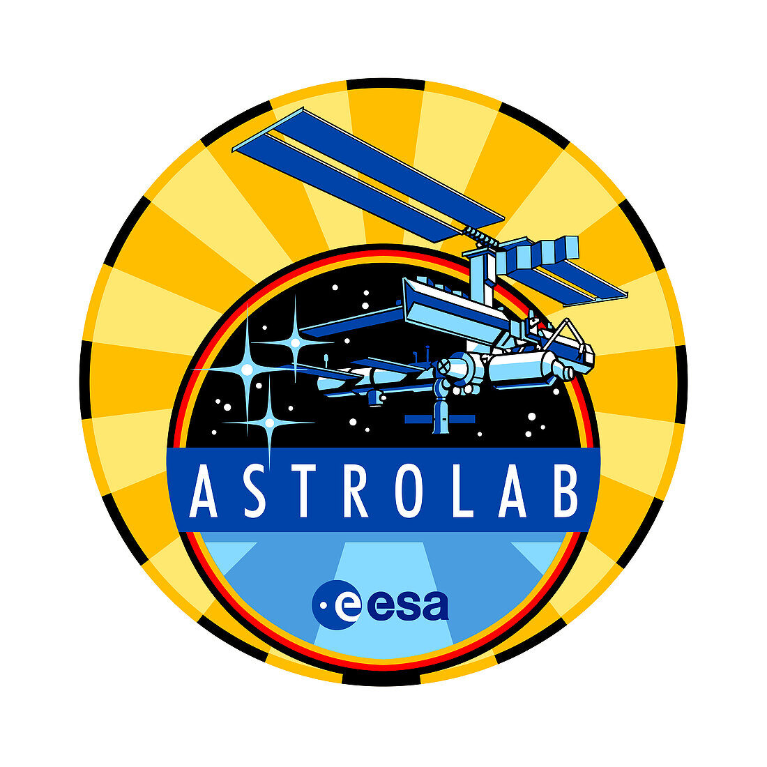 Astrolab mission patch, illustration