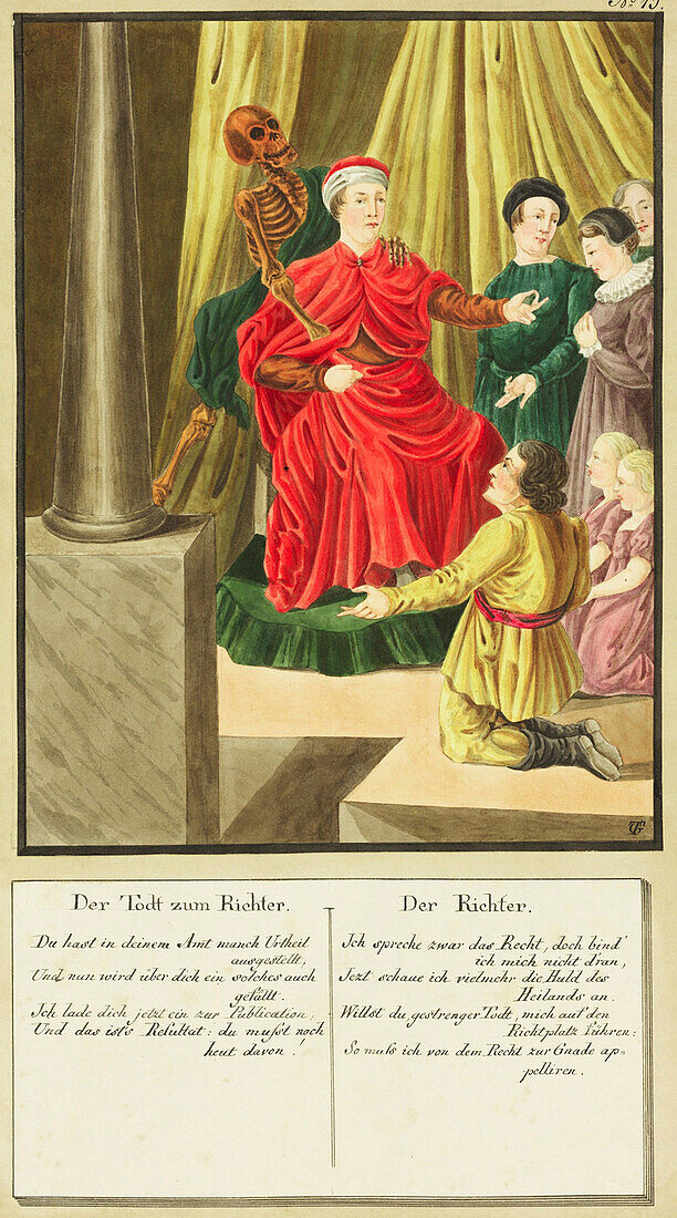 The Dance of Death, allegorical illustration