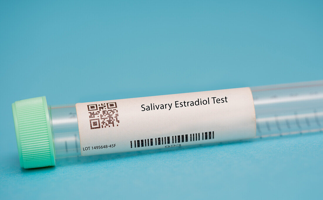 Salivary estradiol test